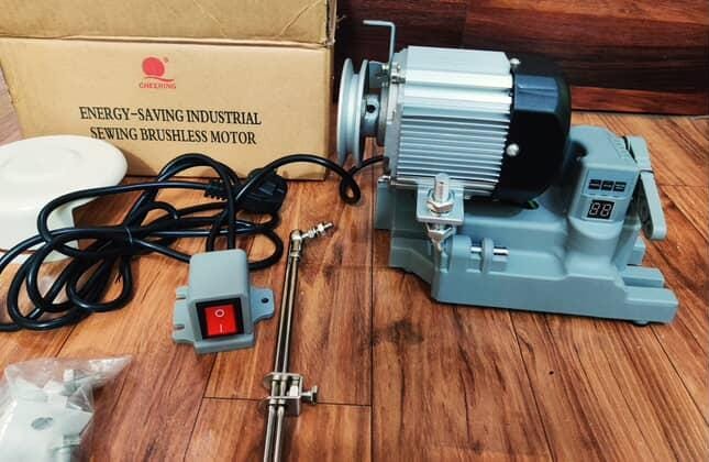 Energy saving sewing machine motor