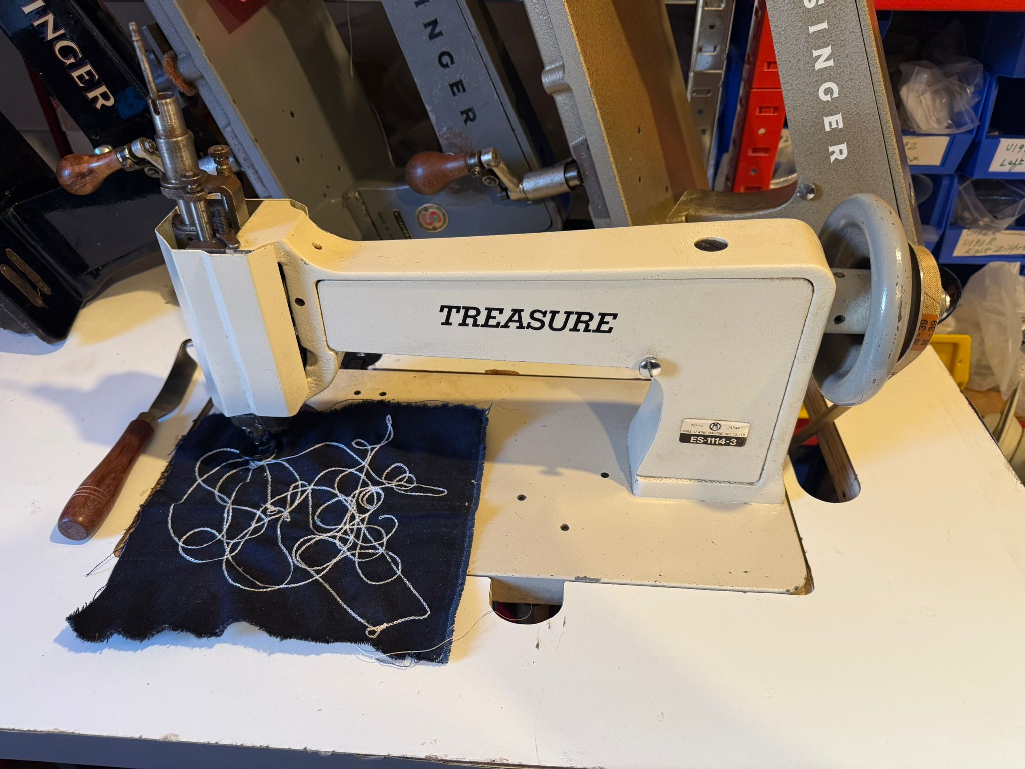 Treasure chain & moss stitch embroidery machine *Head only*