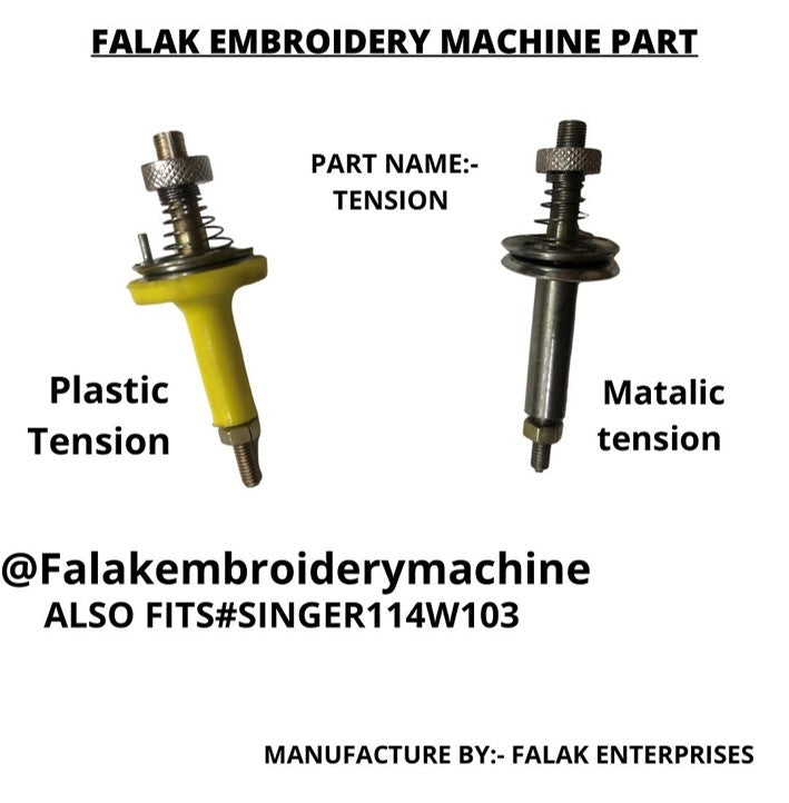 Metal tension Unit to fit chainstitch embroidery machines
