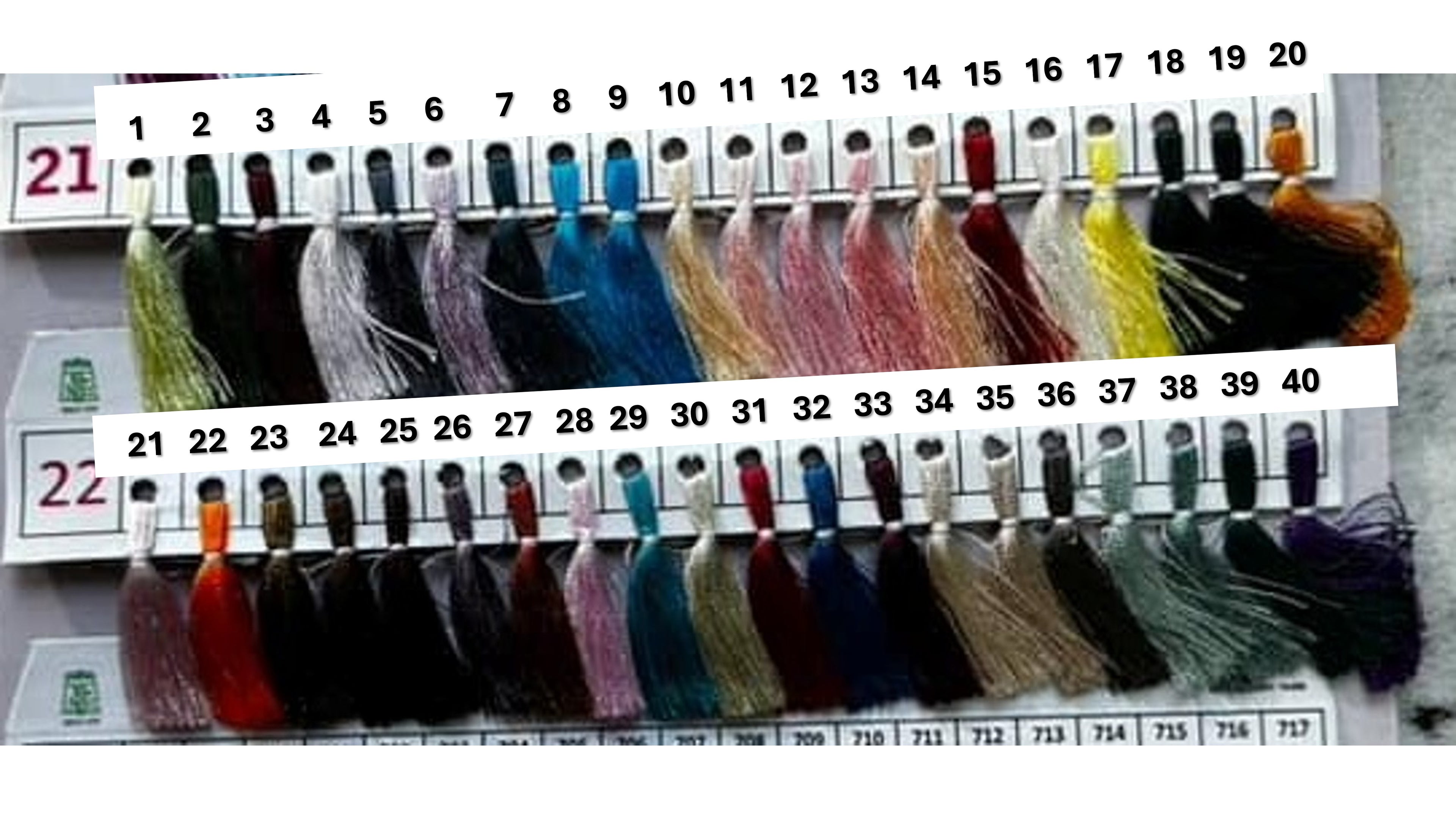 Silk Rayon chainstitch embroidery thread (page 1)