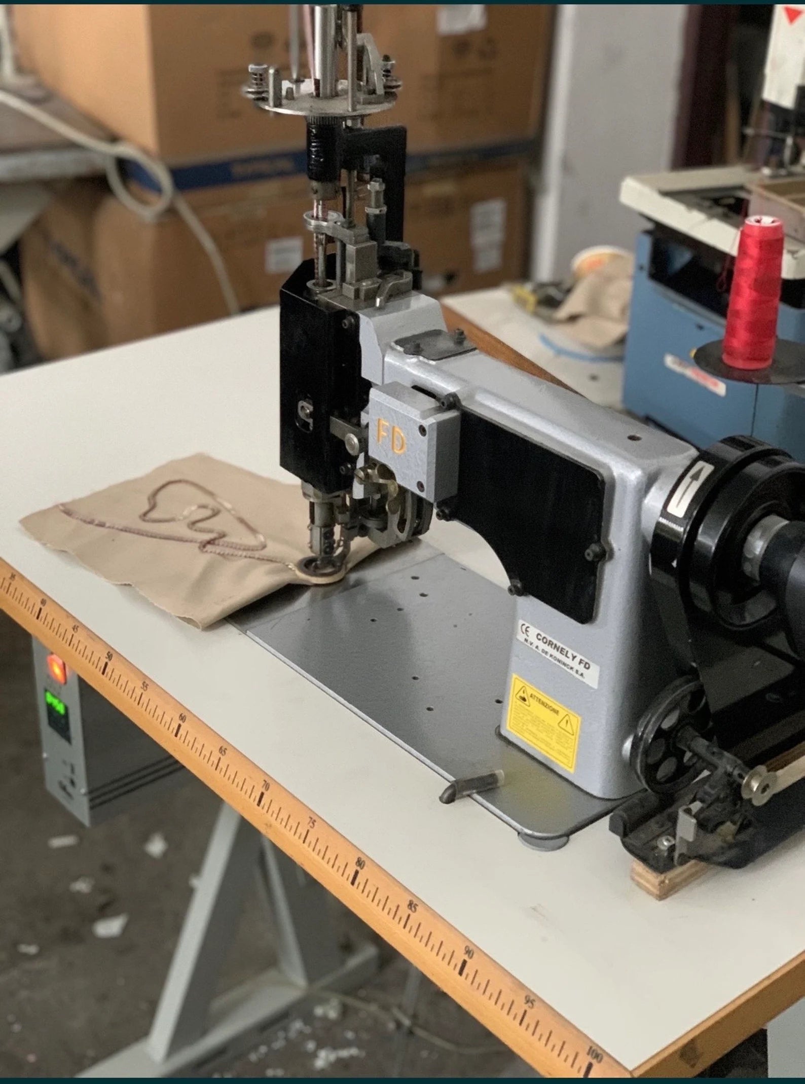 Cornely FD sequin embroidery machine *Head only*